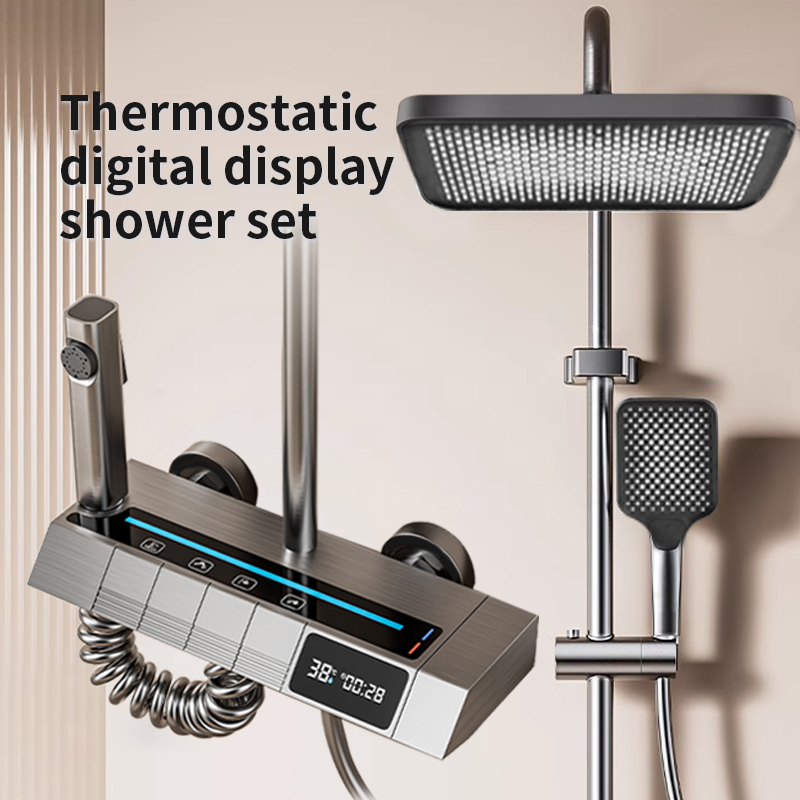 Home Bathroom Shower - Constant temperature digital piano shower head