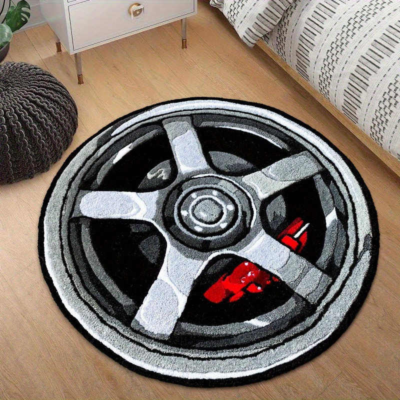 Home Bathroom Door Design - VIKAMA Car Wheel Rim Design Round