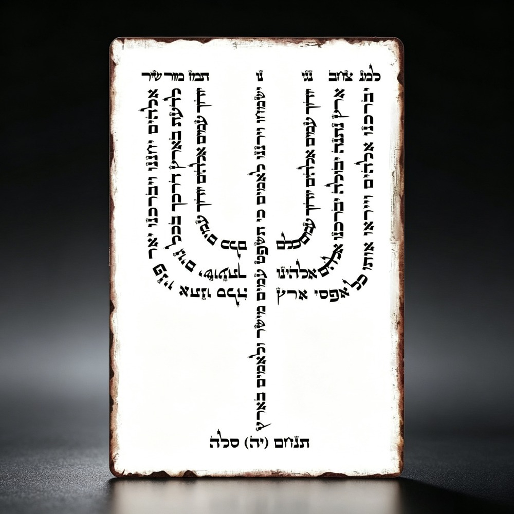 Home & Bathroom Building Products Pte Ltd Reviews - CIFBUY Vintage Hebrew YHVH Aluminum Wall