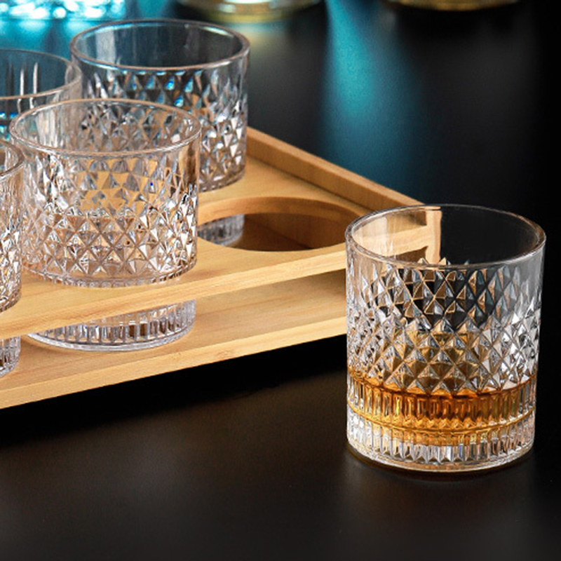 Yamazaki Home Bathroom Storage - 1/2/3/4pcs Cups 335ml Transparent Whiskey Cup