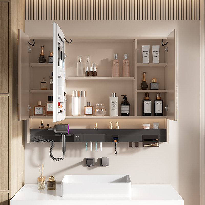 Home Bathroom Cabinets - Aesthetic Modern Bathroom Cabinet Mirror Clear