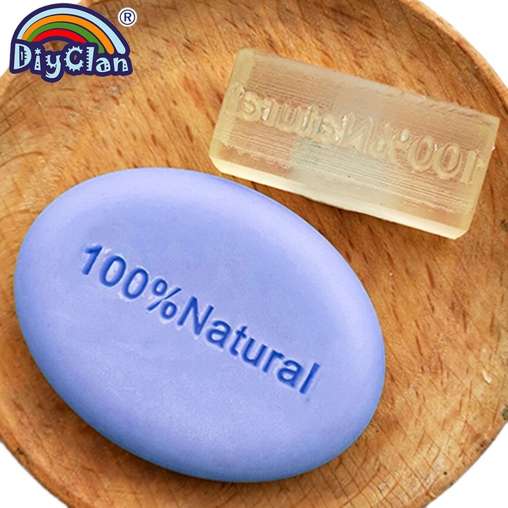 Glass Soap Dish - Handmade Resin Clear Soap Stamp 100%