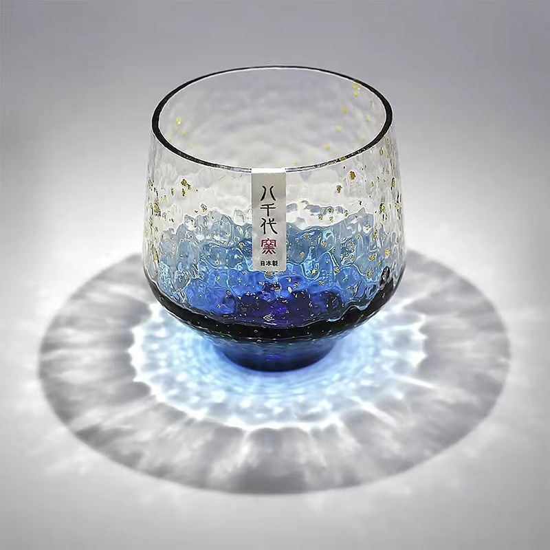 Yamazaki Home Bathroom Storage - Japanese-style Yachiyo Starry Sky Cup Glass