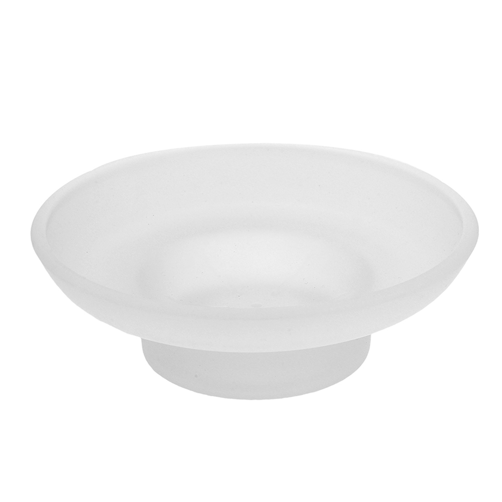 Glass Soap Dish - Frosted Glass Soap Dish Round clear