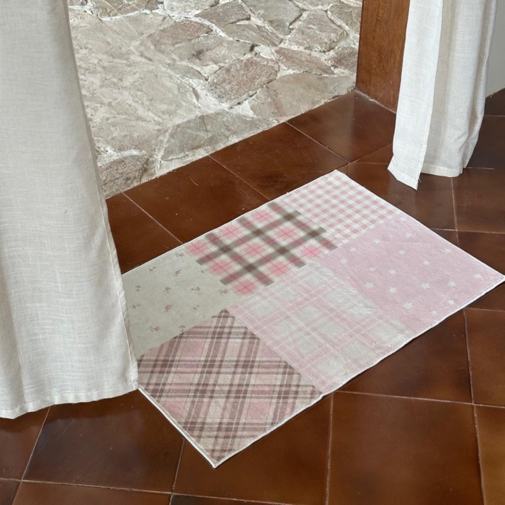 Home Bathroom Wear - VIKAMA Ins Wind Colourful Carpet Hallway