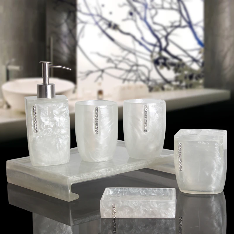Pearl Texture Resin Bath Produ - Zara Home Bathroom 评论和价格