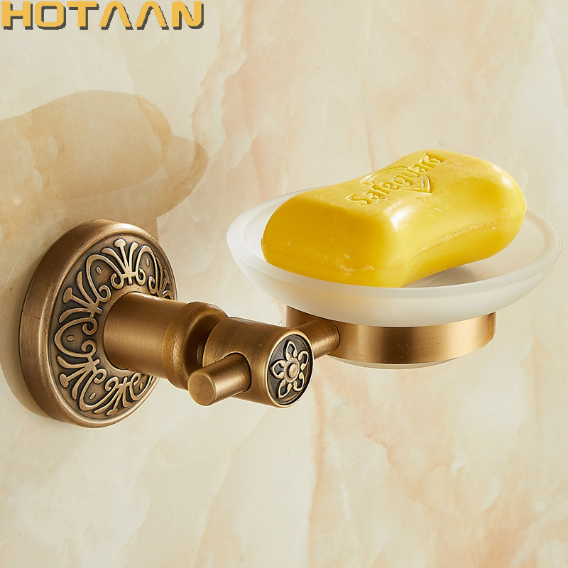 Solid Aluminium Wall Mounted A - Glass Soap Dish 评论和价格