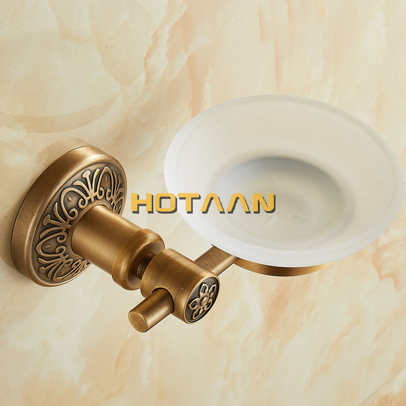 Solid Aluminium Wall Mounted A - Glass Soap Dish 评论和价格