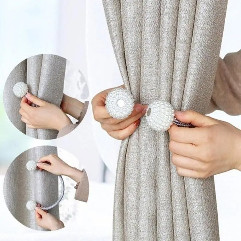 1/2PCS Pearl Magnetic Curtain  - Home Bathroom Equipment 评论和价格