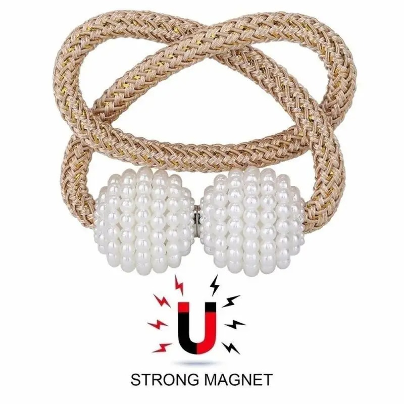 1/2PCS Pearl Magnetic Curtain  - Home Bathroom Equipment 评论和价格