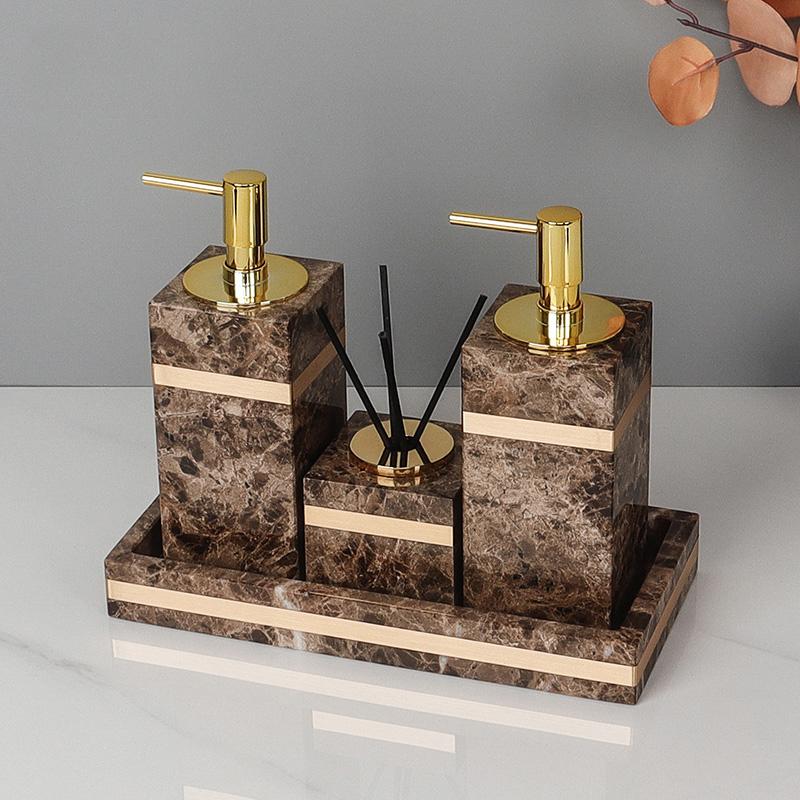 Emperador Dark Natural Marble  - Zara Home Bathroom 评论和价格