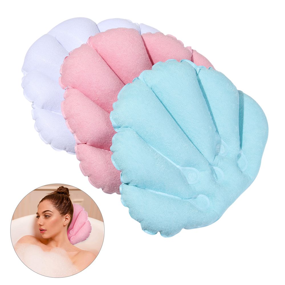 Soft Fan-shaped Inflatable Pil - Bathtub Pillow Inflatable 评论和价格
