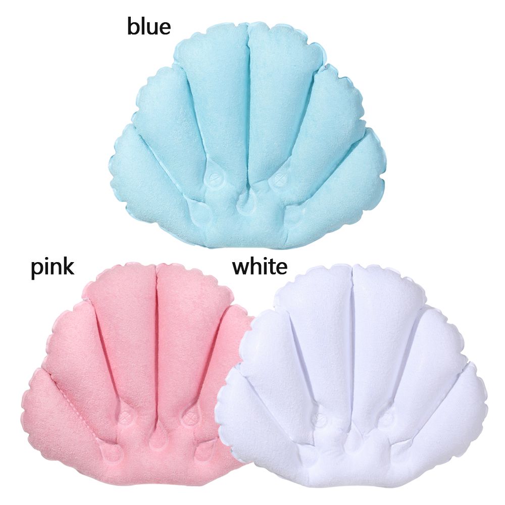 Soft Fan-shaped Inflatable Pil - Bathtub Pillow Inflatable 评论和价格