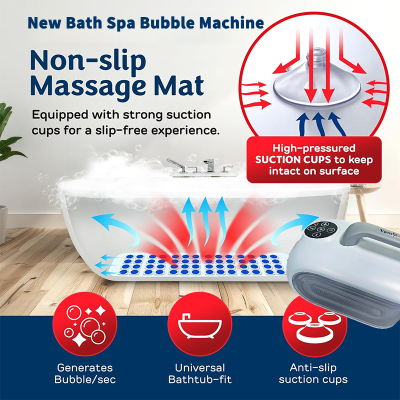 Spa Bubble Bath Massager Porta - Bathtub Pillow Inflatable 评论和价格