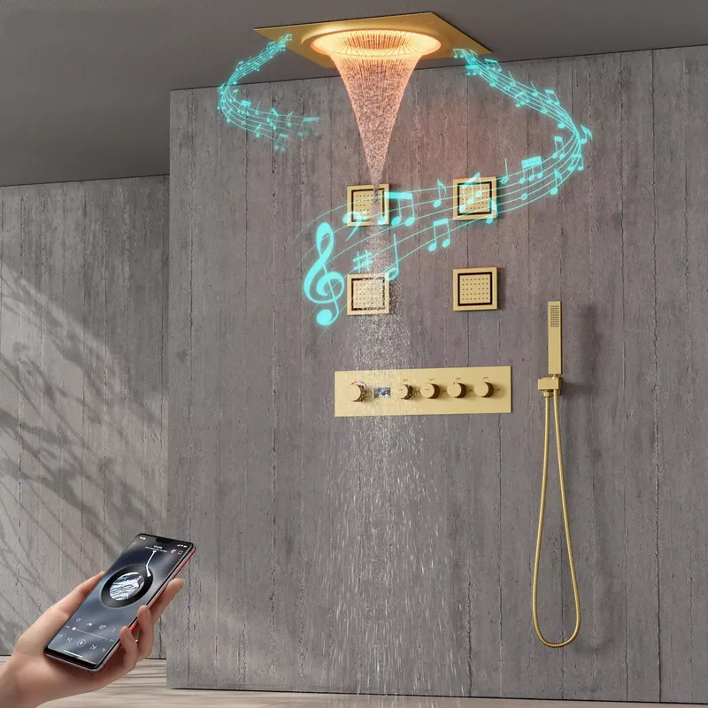 Smart LED Shower Set Bathroom  - Home Bathroom Shower 评论和价格