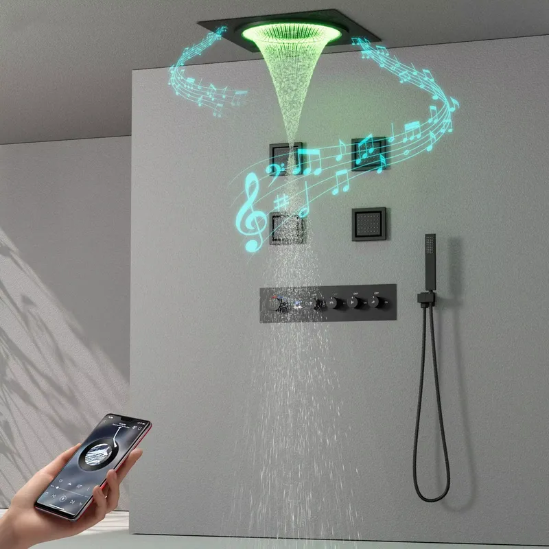 Smart LED Shower Set Bathroom  - Home Bathroom Shower 评论和价格