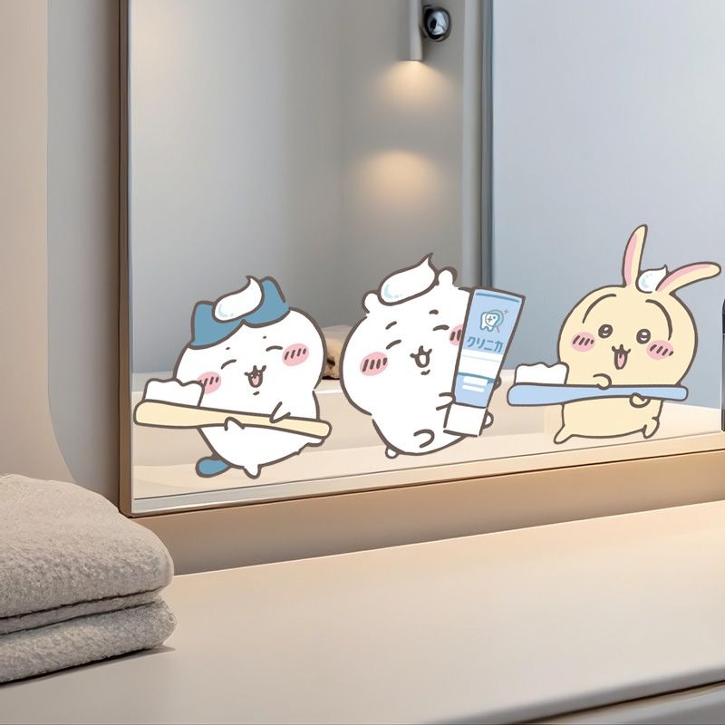 Hot Chiikawa Mirror Stickers S - Japan Bathroom.Home 评论和价格