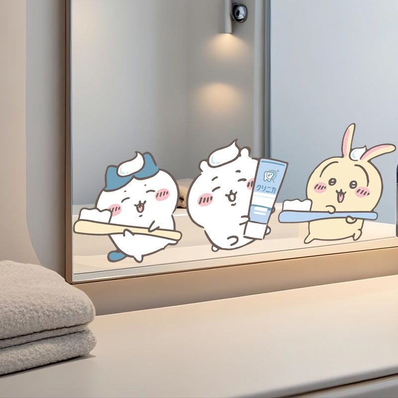 Hot Chiikawa Mirror Stickers S - Japan Bathroom.Home 评论和价格