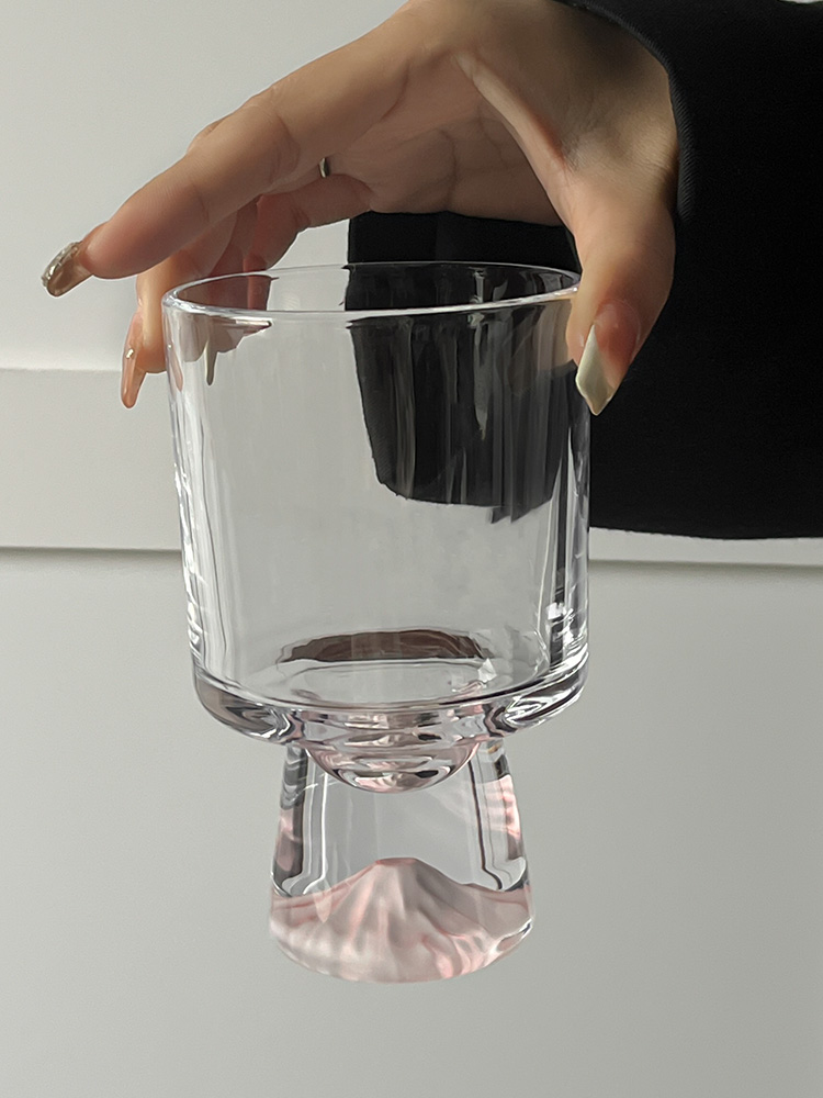 Pink Mountain Glass Cup Creati - Yamazaki Home Bathroom Storage 评论和价格