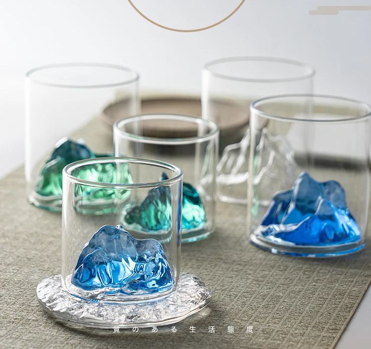 Corlor  Mountain Glass Transpa - Yamazaki Home Bathroom Storage 评论和价格