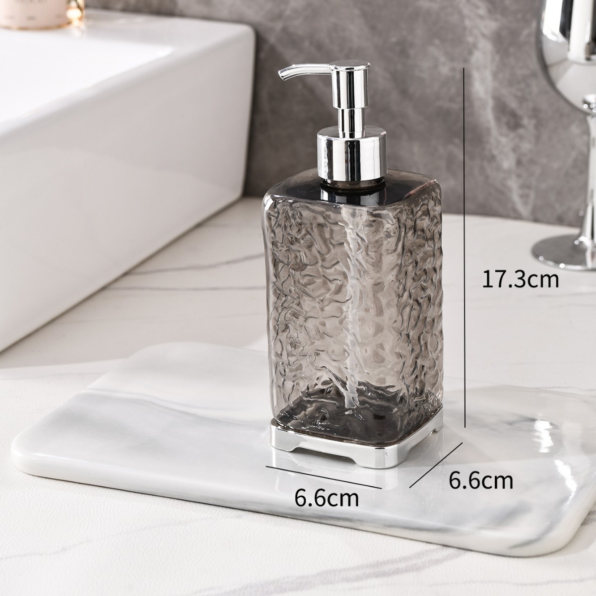 1pc Luxury Hand Sanitizer Bott - Home Bathroom Soap Dispenser 评论和价格