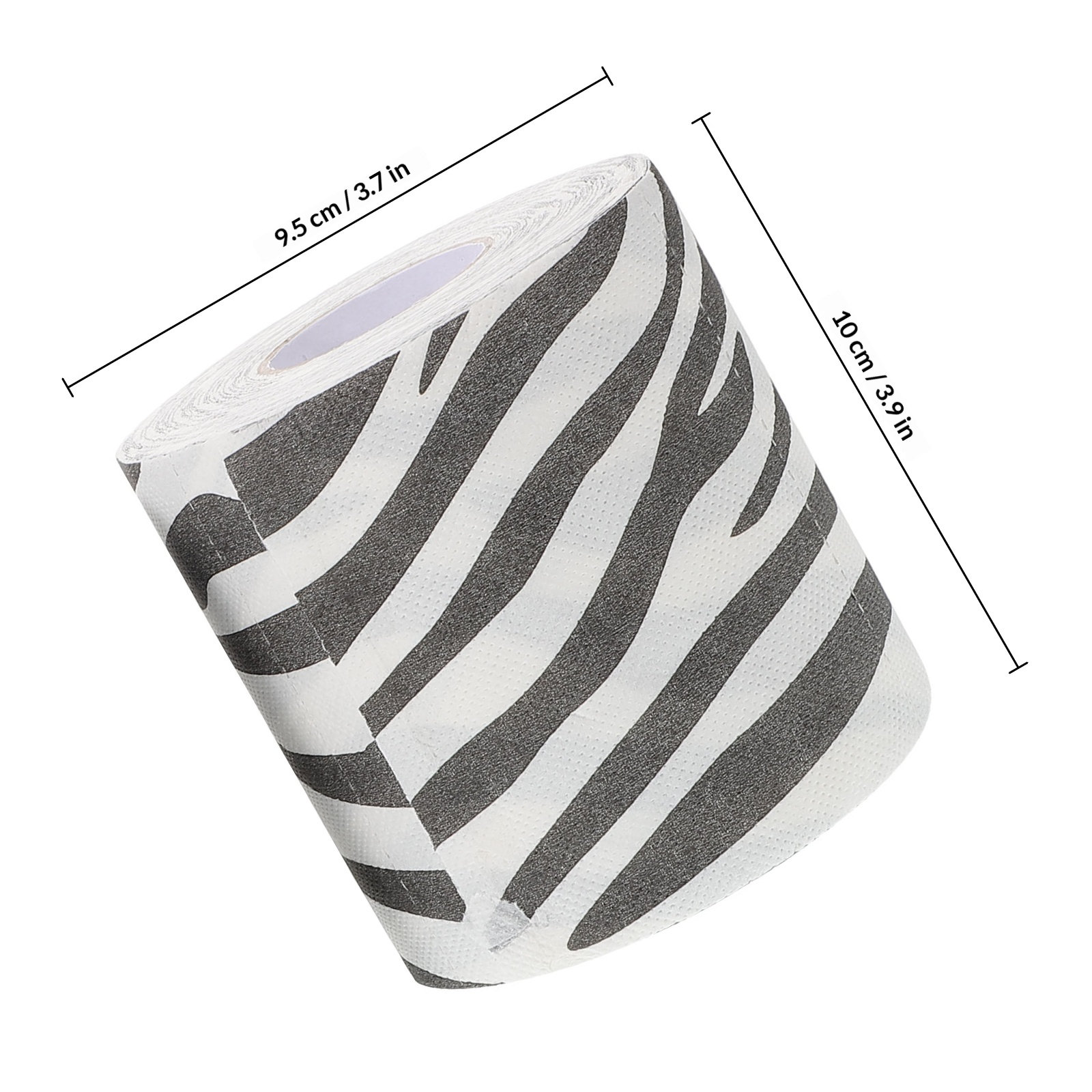 2Pcs Zebra Print Toilet Paper  - Home Bathroom Toilet 评论和价格