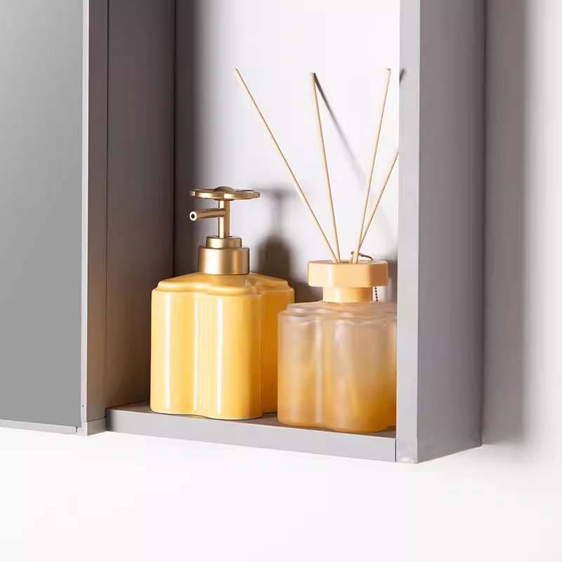 Modern Orange Floral Ceramic L - Zara Home Bathroom 评论和价格