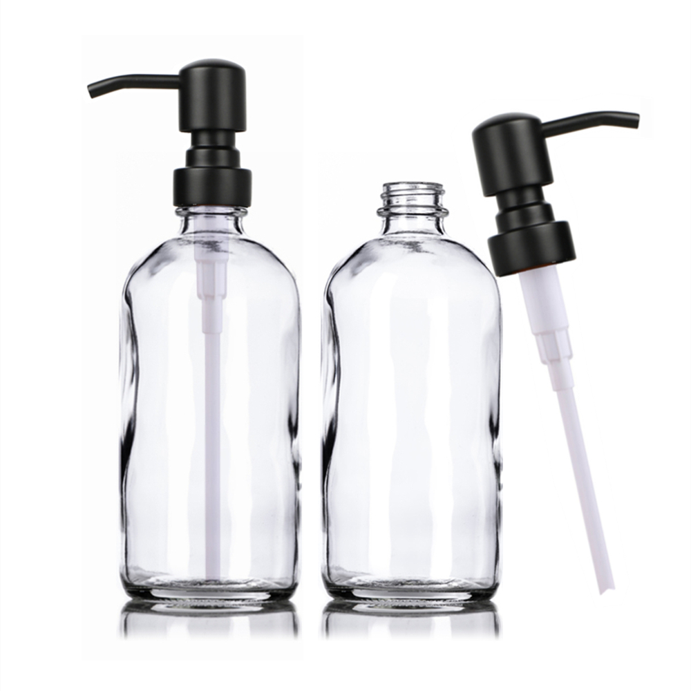 Clear Glass Soap Dispenser, Ba - Glass Soap Dish 评论和价格