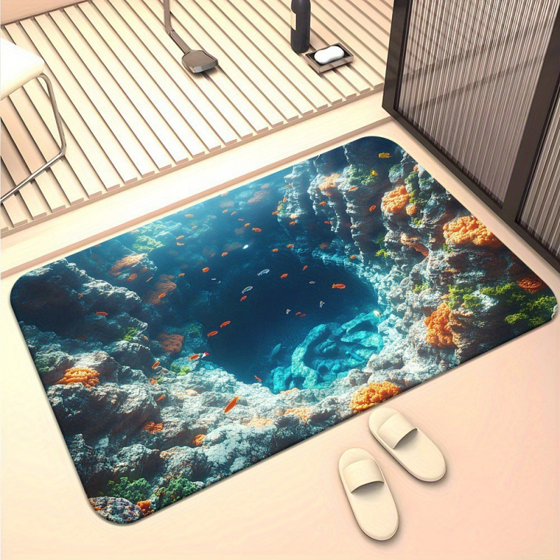 VIKAMA Stereoscopic Vision Bat - Zara Home Bathroom Mat 评论和价格