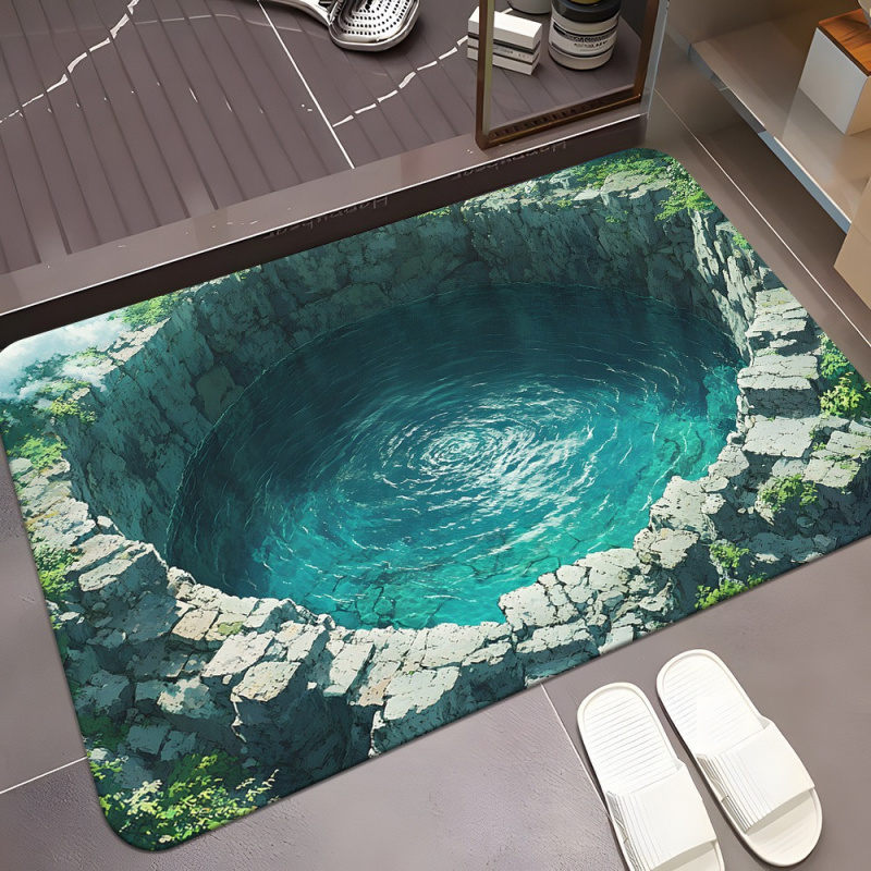 VIKAMA Stereoscopic Vision Bat - Zara Home Bathroom Mat 评论和价格
