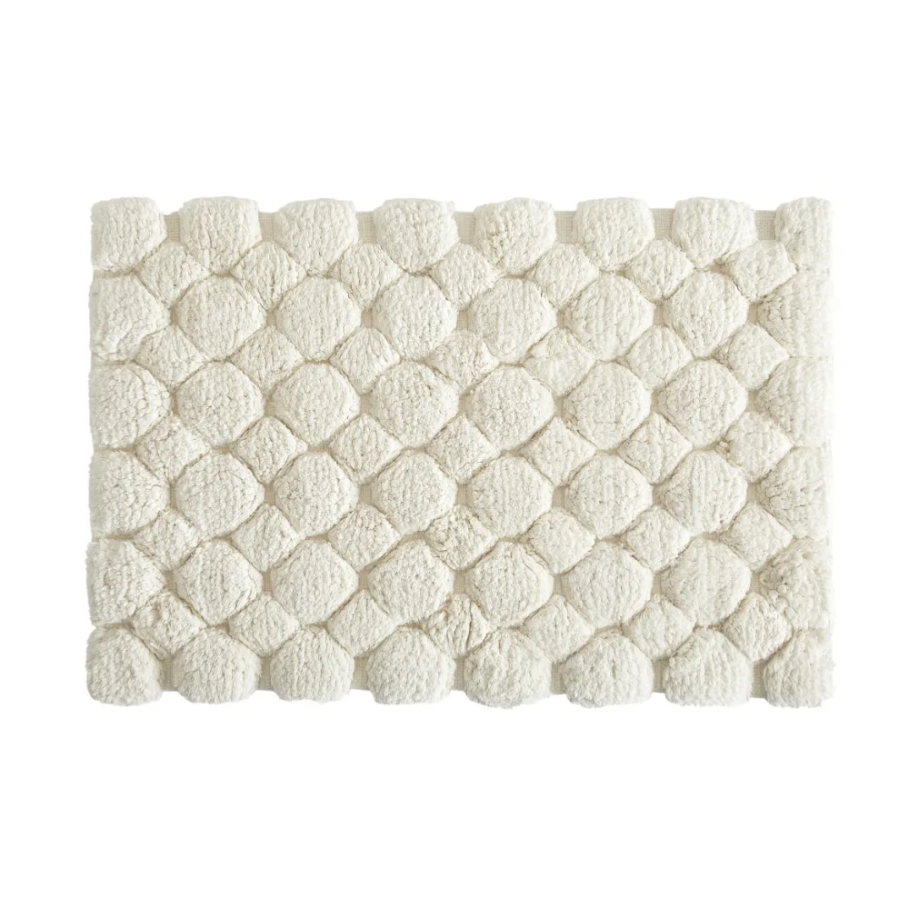 Ivory 2-Piece Cotton Bath Rug  - Zara Home Bathroom Mat 评论和价格