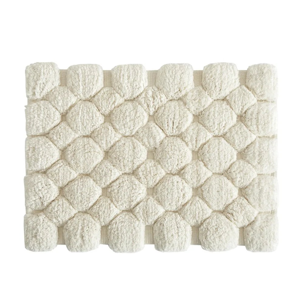 Ivory 2-Piece Cotton Bath Rug  - Zara Home Bathroom Mat 评论和价格