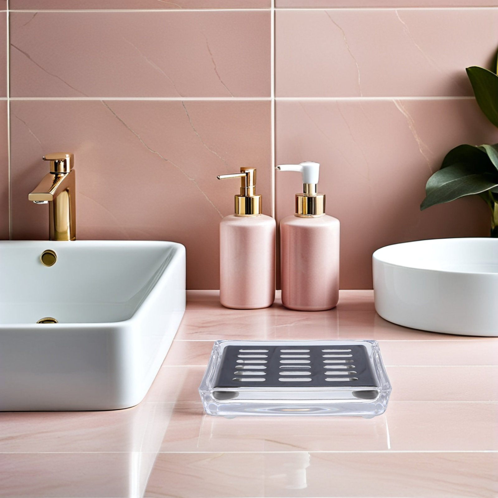 Rectangular Clear Glass Soap D - Glass Soap Dish 评论和价格