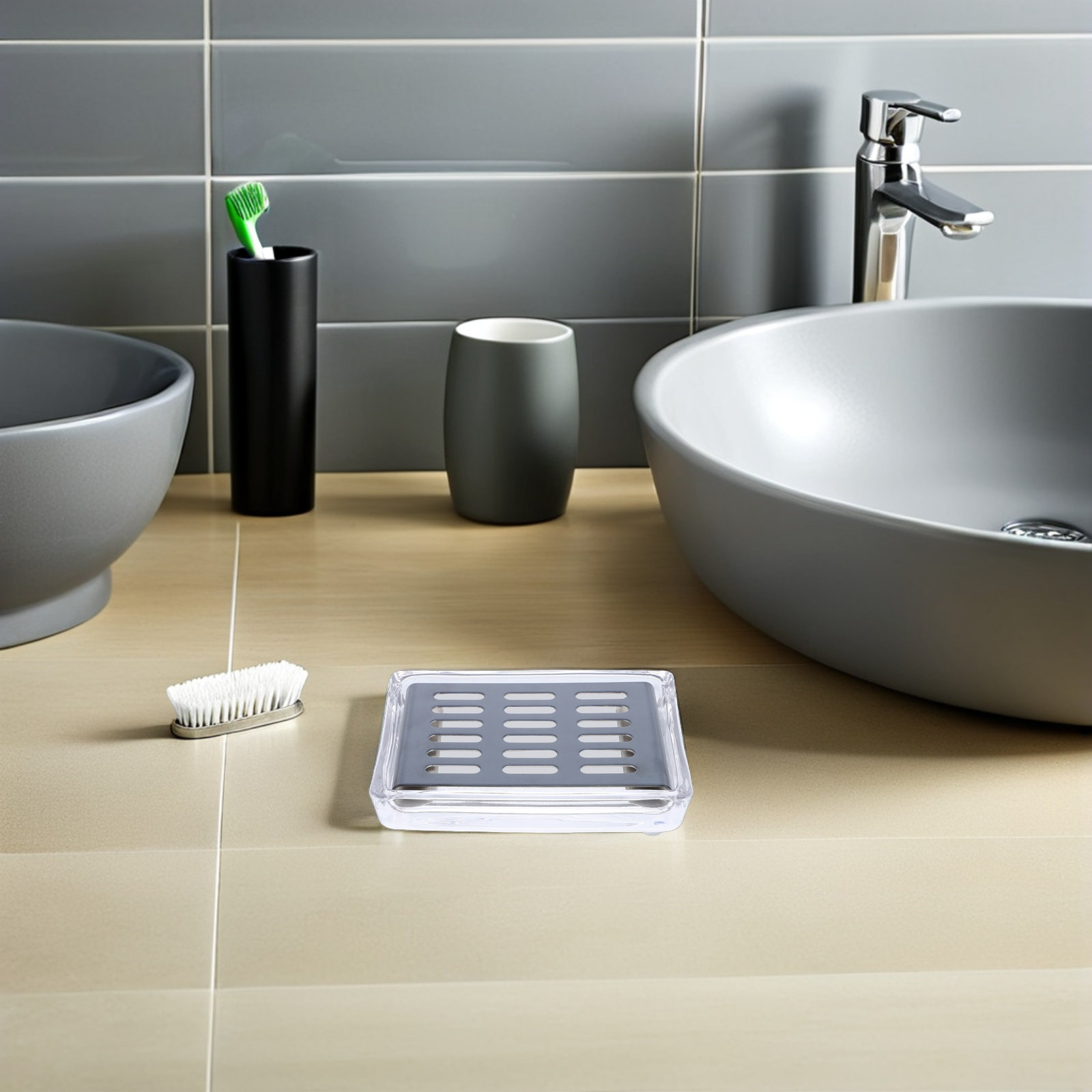 Rectangular Clear Glass Soap D - Glass Soap Dish 评论和价格