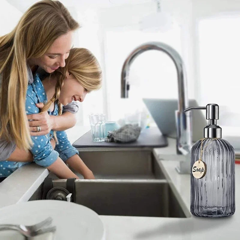 Soap Dispenser Bathroom Clear  - Glass Soap Dish 评论和价格