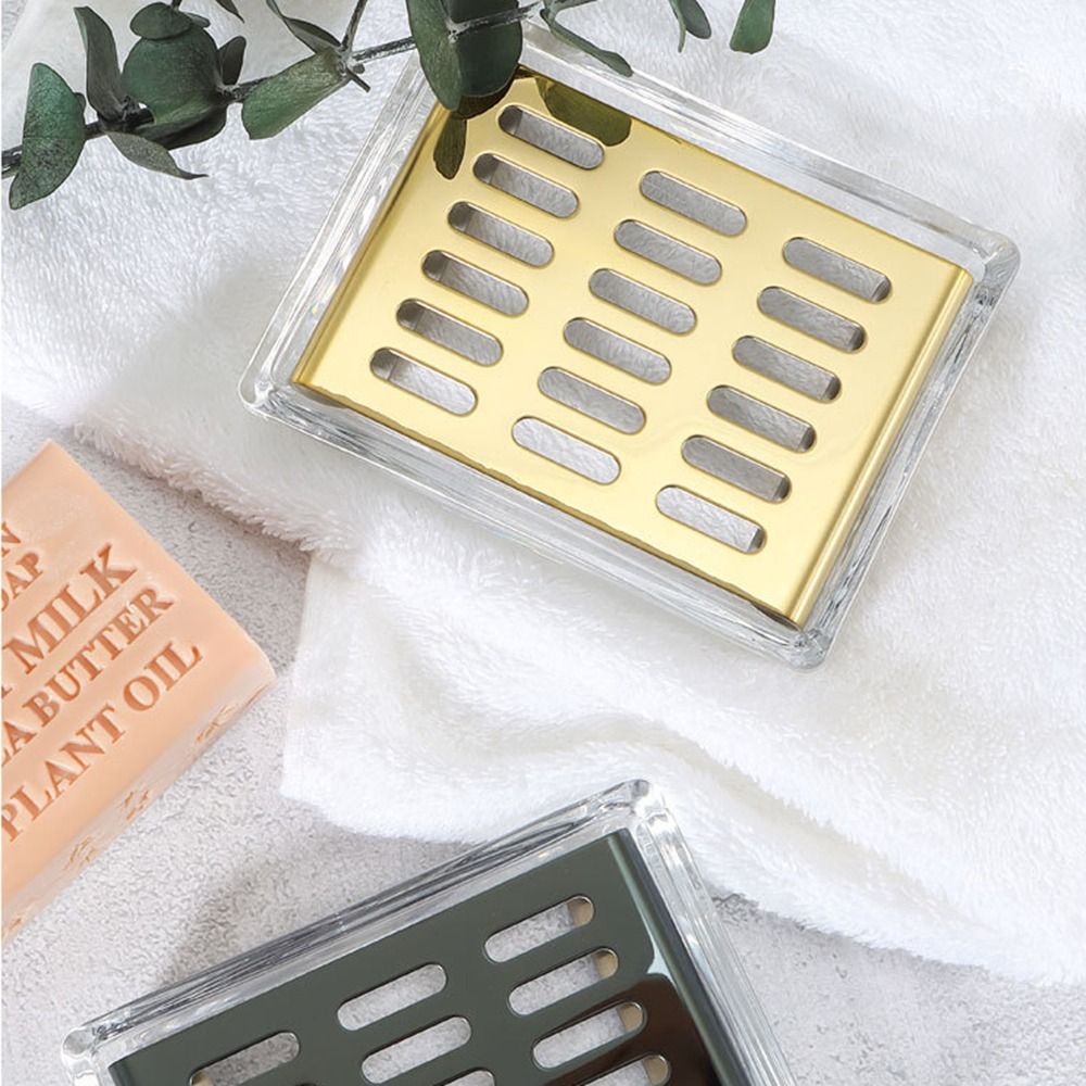 High-end Stainless Steel Glass - Glass Soap Dish 评论和价格