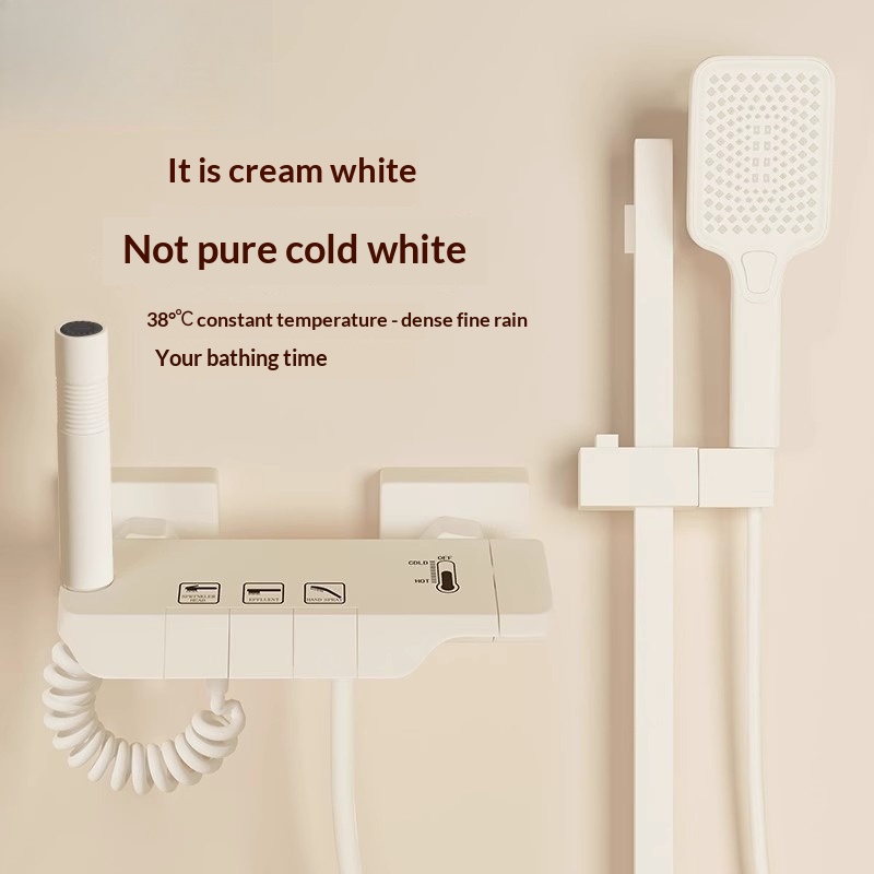 Creamy Easy Topless Shower Set - Home Bathroom Shower 评论和价格