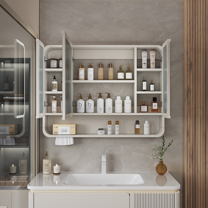 Organizer Mirror Bathroom Cabi - Home Bathroom Cabinets 评论和价格