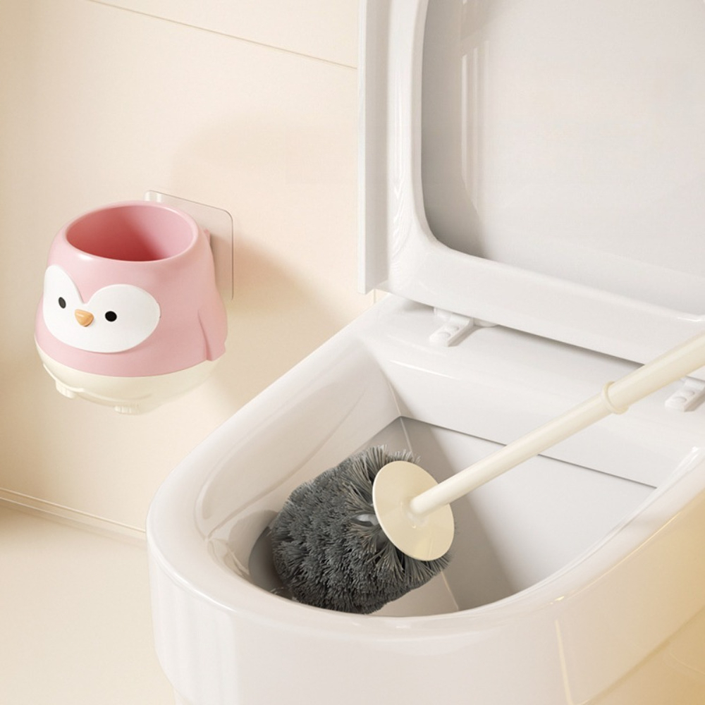 Toilet Brush with Stand Long H - Home Bathroom Cleaning Kit 评论和价格