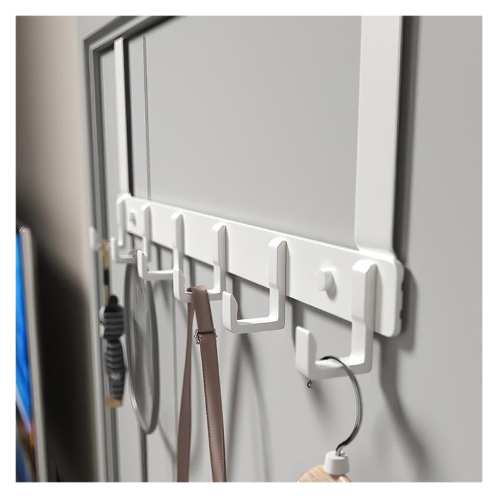 Hooks Over The Door 6 Hooks Cl - Tiny Home Bathroom Kitchen 评论和价格