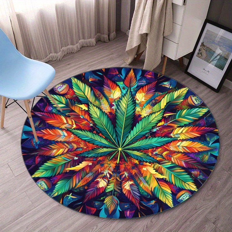 Colorful Feather Mandala Round - Home Bathroom Door Design 评论和价格