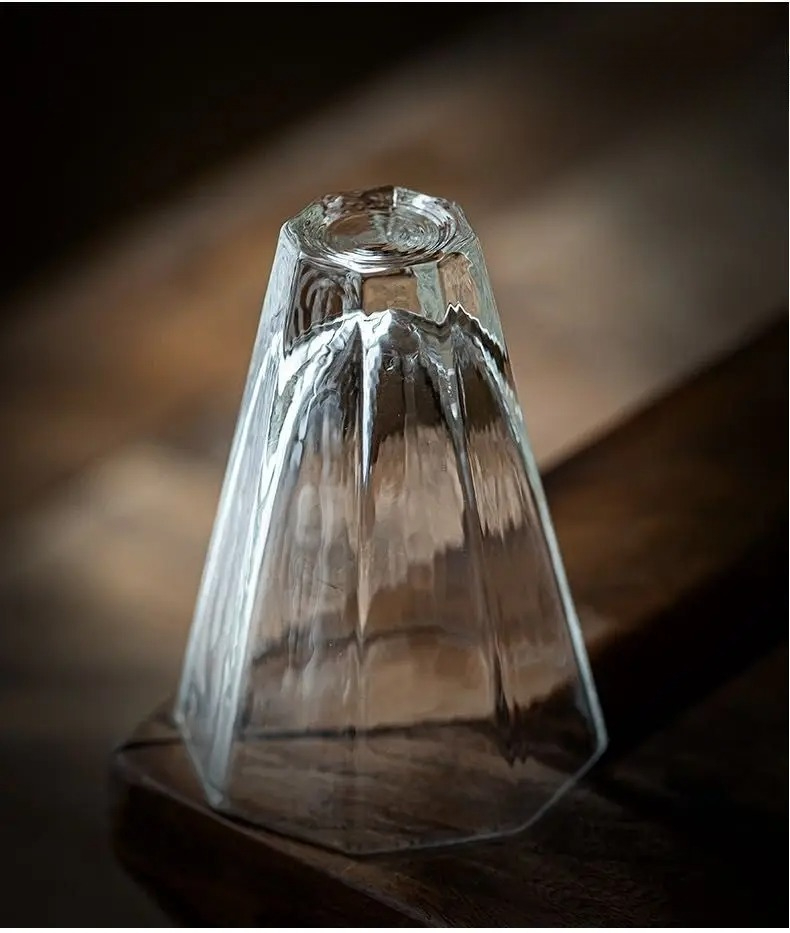 Japanese Style Glass Tea Cup , - Yamazaki Home Bathroom Storage 评论和价格