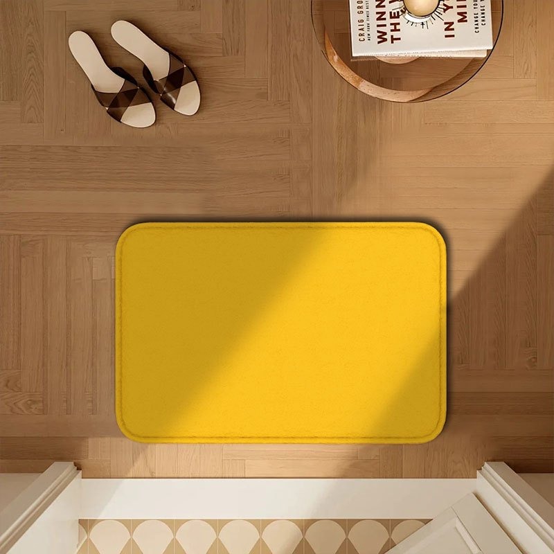 1PC Pure Yellow Pattern Door M - Home Bathroom Door Design 评论和价格