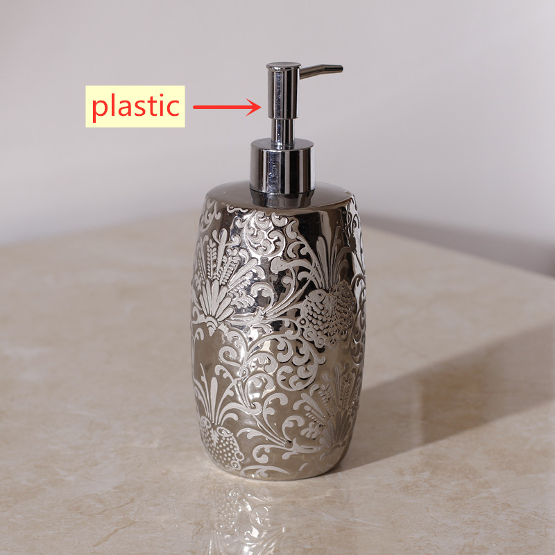 Silver Ceramics Shampoo Bottle - Zara Home Bathroom 评论和价格