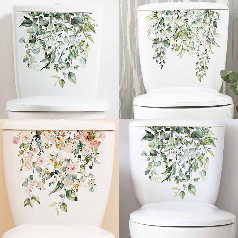 Fresh Green Plant Leaves Bathr - Home Bathroom Remodel 评论和价格