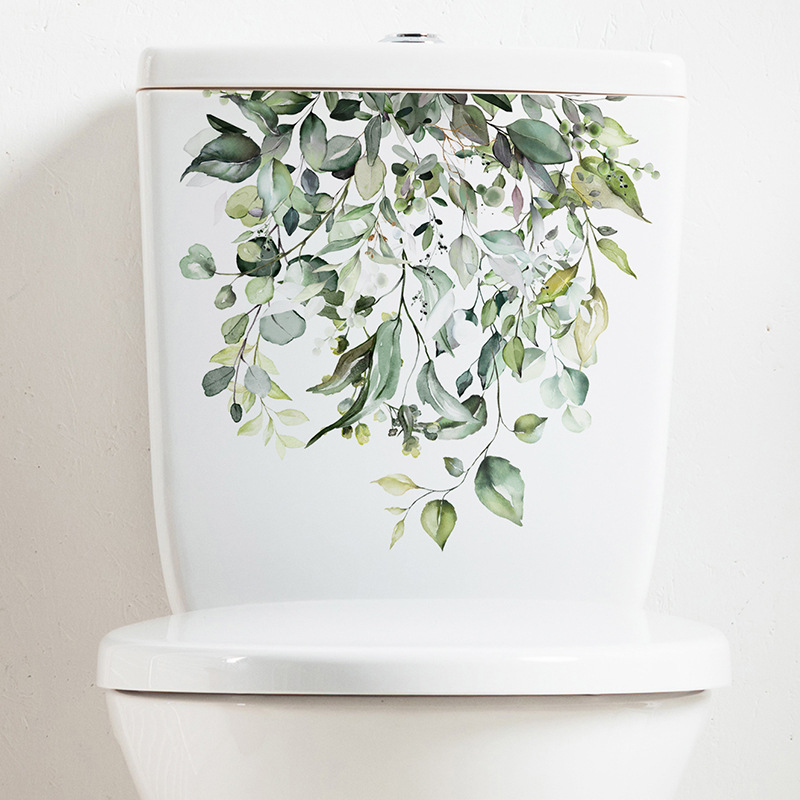 Fresh Green Plant Leaves Bathr - Home Bathroom Remodel 评论和价格