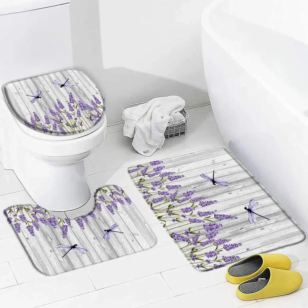 Purple Lavender Bath Mat Set N - Zara Home Bathroom Mat 评论和价格