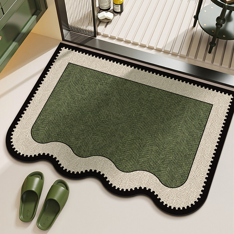 VIKAMA Minimalist Ins Style Ma - Zara Home Bathroom Mat 评论和价格