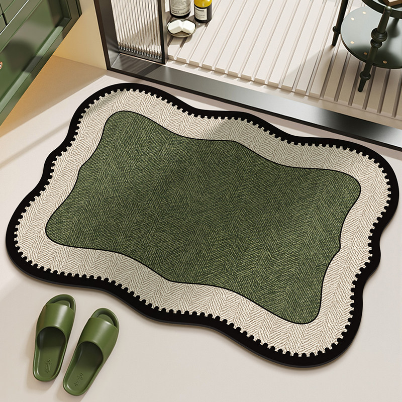 VIKAMA Minimalist Ins Style Ma - Zara Home Bathroom Mat 评论和价格