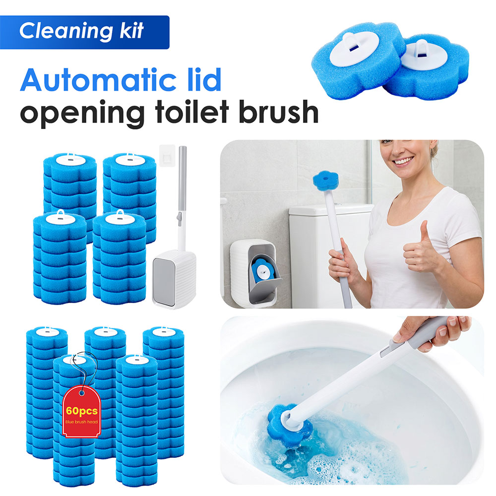 New Toilet Brush & Holder Set  - Home Bathroom Cleaning Kit 评论和价格